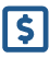 Dollar Sign in Square Icon